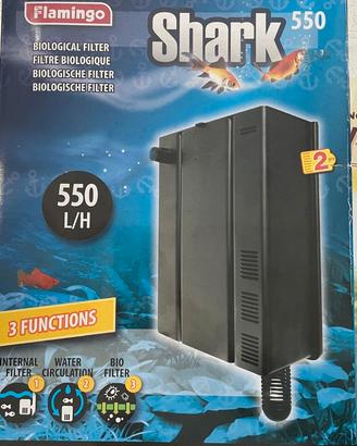 Filtro biologico completo Flamingo Shark 550