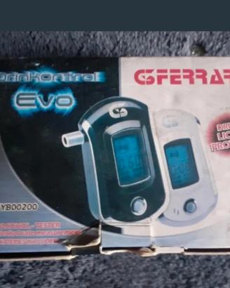 Alcol Test G3 Ferrari Drink control con pile