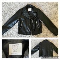 Giubbino eco pelle bimba