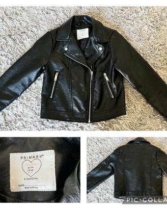 Giubbino eco pelle bimba