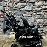 Passeggino Fratellare Nero