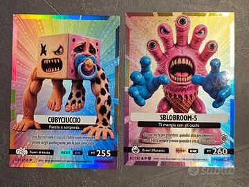 Set 2 carte nucleari brainrot buio luce P (Promo)