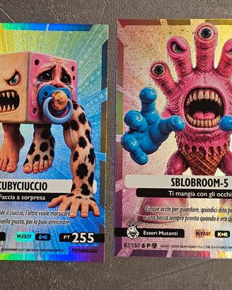 Set 2 carte nucleari brainrot buio luce P (Promo)