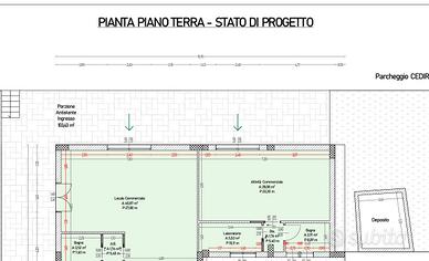 Locale commerciale idoneo per bar - ristorante
