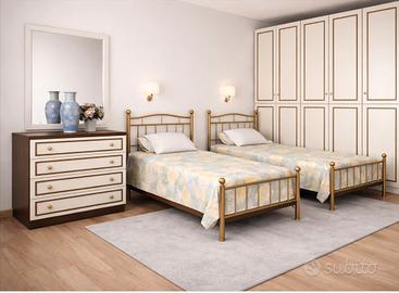 Camera da letto completa Armadio. Letti Como