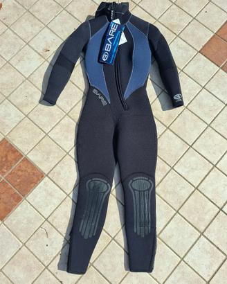 Muta subacquea umida donna BARE Alpine 7 mm NUOVA