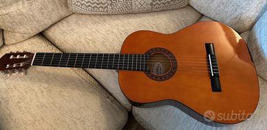 Chitarra classica nuova con custodia e accordatore