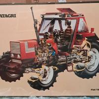 Stampa trattore Fiat 190-40