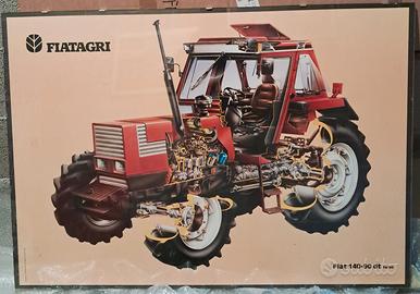 Stampa trattore Fiat 190-40