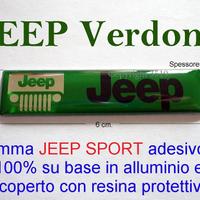 JEEP SPORT VERDE n° 2 stemmi logo scritta emblema