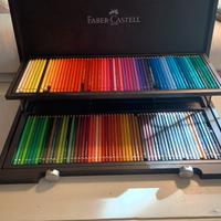 Valigetta in legno matite colorate Faber-Castell