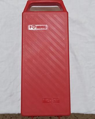 Valigetta porta musicassette in Plastica da 12 pos
