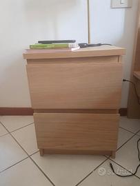 2 x Cassettiere/Comodino MALM