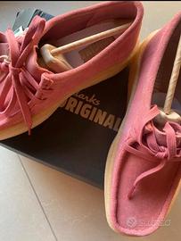 Mocassini Clarks Wallabee Cup Pink