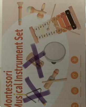 Giochi musicali in legno Montessori