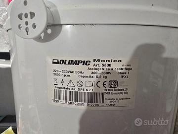 Asciugatrice a centrifuga OLIMPIC Monica – 5,2 kg