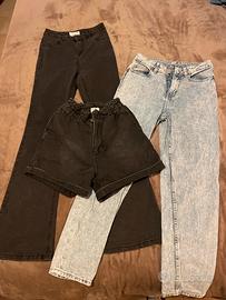2 Jeans + 1 Shorts Terranova Taglia 40
