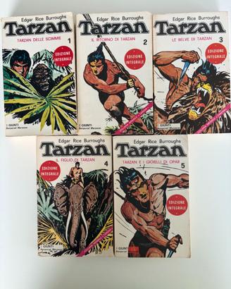 collezione primi 5 libri di TARZAN