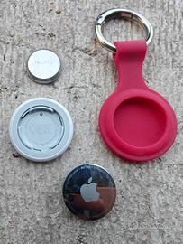 Apple AirTag Originale + Cover Rossa