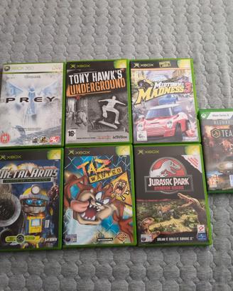vari giochi Xbox 