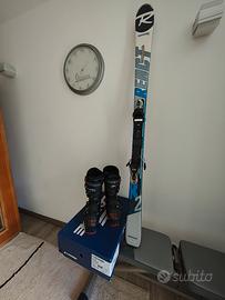 sci rossignol e scarponi lange