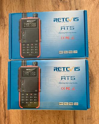 Ricetrasmittente Retevis RT5 Dual Band VHF/UHF