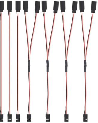 10 Prolunghe Servo 150mm JR Futaba 3 Pin AWG22 RC