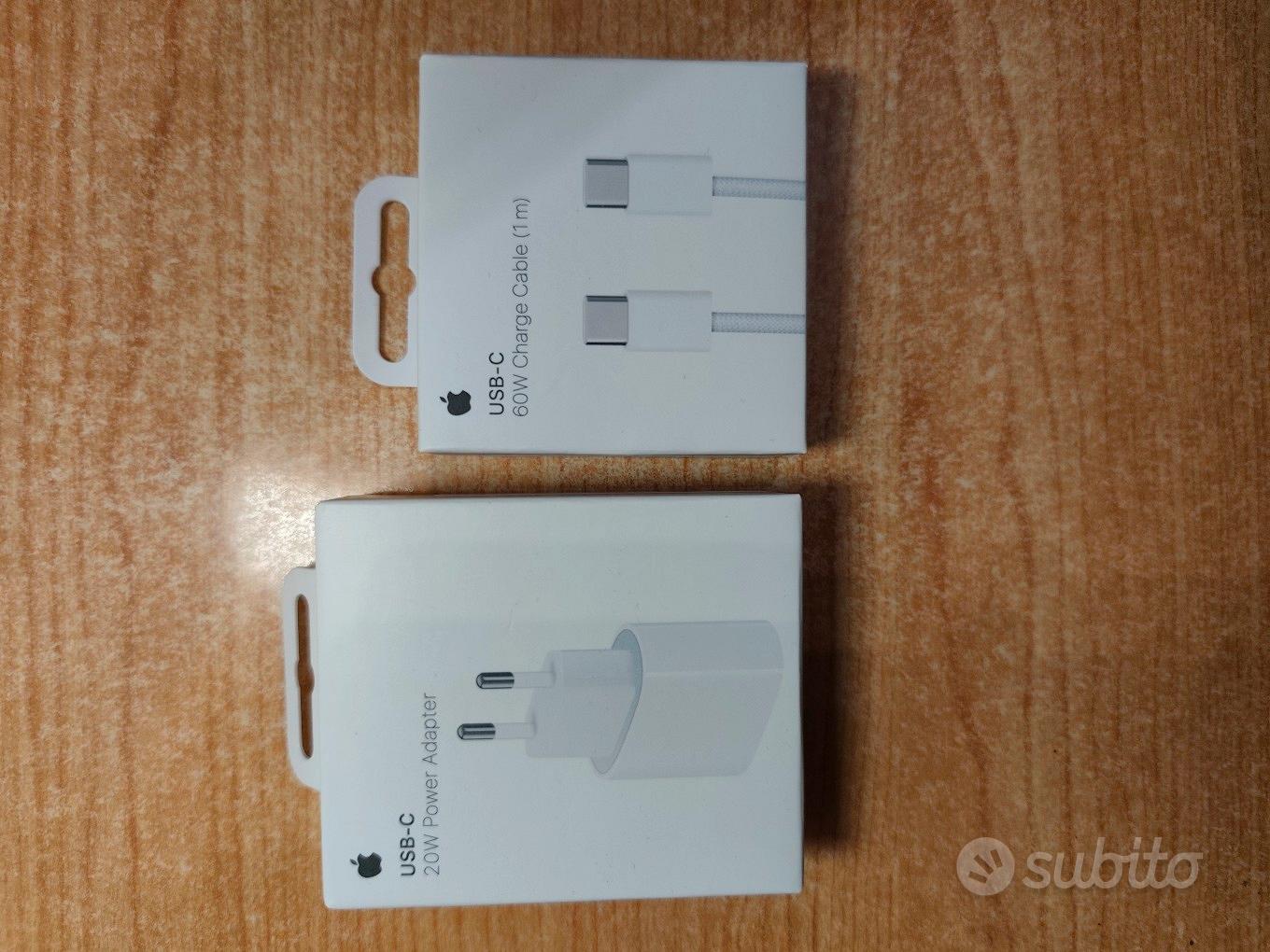Kit Apple Caricatore 20W + Cavo Type-C Nuovo