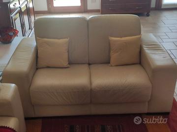 Divano 2 posti poltronesofà in pelle
