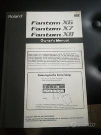 Manuale di istruzioni per tastiera Roland x6