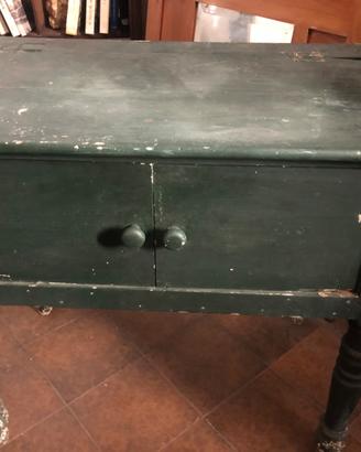 Tavolo antico con piano a ribalta