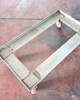base carrellata in acciaio inox usata