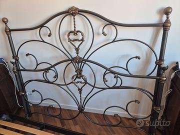 Struttura letto completa testiera + pediera