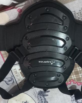 casco e schienale per equitazione 