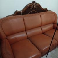 Salotto in vera pelle 