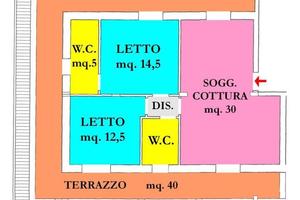 Attico / Mansarda di 120 m² con 3 locali e box aut