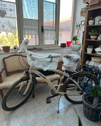 Bici Beach Cruiser Vicini Malibu panna/marrone