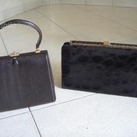 Borse in rettile e cocco anni '50