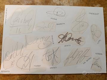 autografi storici Juventus 