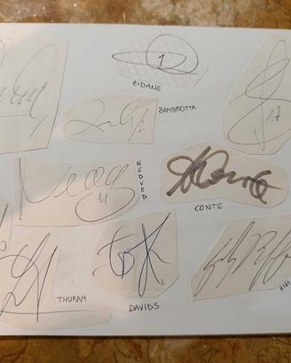 autografi storici Juventus 