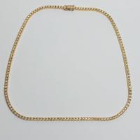 Girocollo tennis oro 18 kt e brillanti ct. 4.48