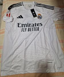 Maglia Real Madrid Home 24/25 -Bellingham 5 - Tg L