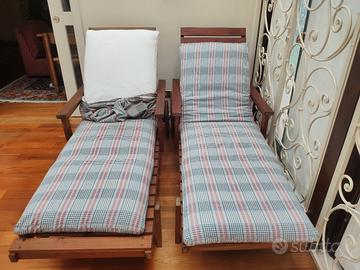 Lettini prendisole in legno Unopiú