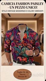 camicia uomo 48