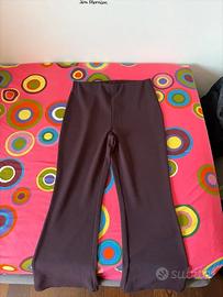 Pantalone a zampa elasticizzato misura M