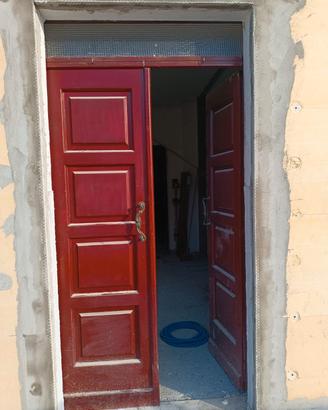 portoncino legno vintage massello bello 