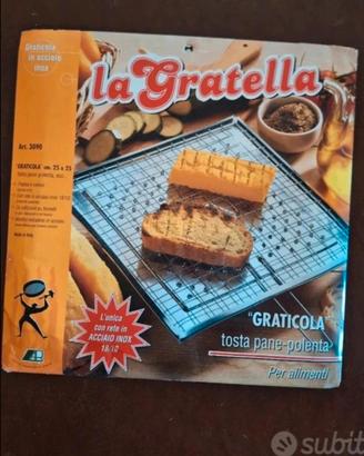 Graticola Lar tostapane-polenta in acciaio inox ma