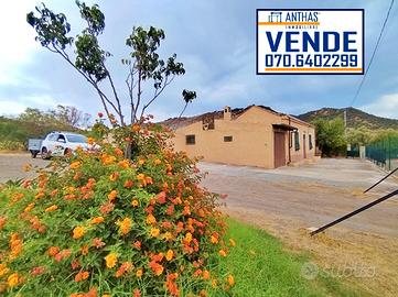 PULA ad.ze: CASA INDIP.TE con fondo di 12 ETTARI