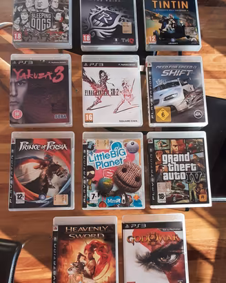 Lotto 11 giochi Sony Ps3