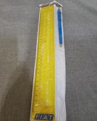 Gadget Fiat anni 80 Righello con Portamine